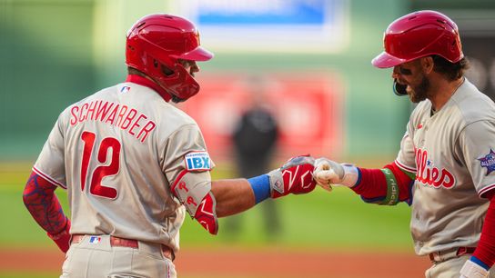 Kyle Schwarber homers for fifth straight game as Phillies beat Red Sox 2-1 taken at BSJ Headquarters (Red Sox)
